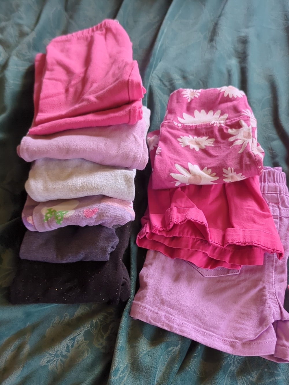 Girls Pink & Purple Clothing Mix - Floral and Solid Styles